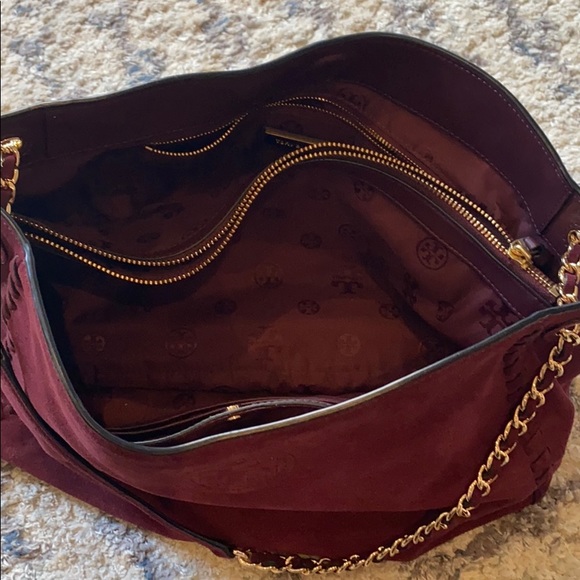 Suede Tory Burch bag - Picture 2 of 3